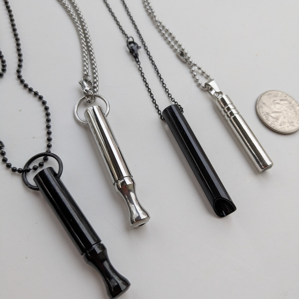 Unisex Stainless Calm Breathing Necklace - Picture 14 of 16